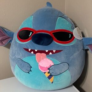 Squishmallows Stitch Holding Snow Cone Plush 20”
